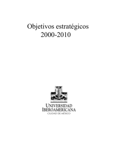 Objetivos estratégicos 200-2010