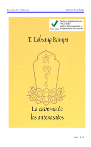 Lobsang Rampa, Tuesday - 04 - La caverna de los antepasado…