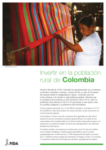 Invertir en la población rural de Colombia