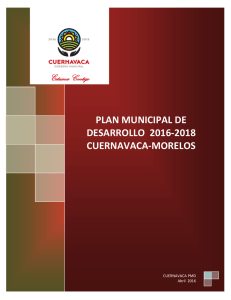 plan municipal de desarrollo 2016-2018 cuernavaca