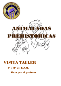 Guia del profesor - Animaladas prehistoricas