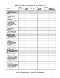 Documentation Checklist/Profile Sample
