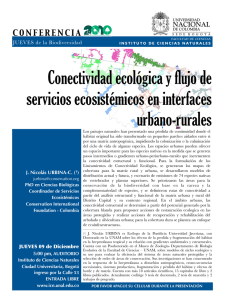 Conectividad ecológica y flujo de servicios ecosistémicos en