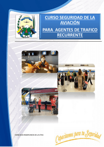 curso seguridad de la aviación para agentes de trafico recurrente