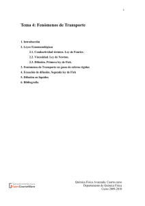 Tema 4: Fenómenos de Transporte - OCW-UV
