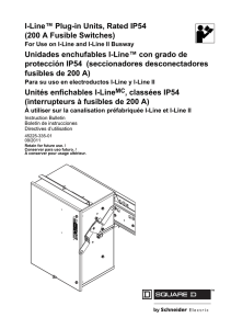 I-Line™ Plug-in Units, Rated IP54 (200 A