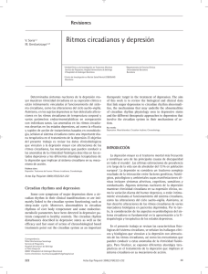 Ritmos circadianos y depresión - Actas Españolas de Psiquiatría