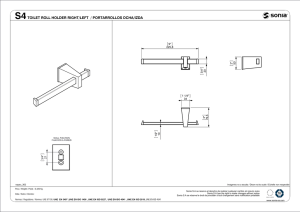 s4toilet roll holder right/left / portarrollos dcha/izda