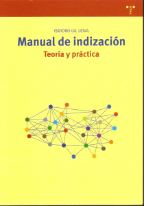 Manual de indización. Teoría y práctica