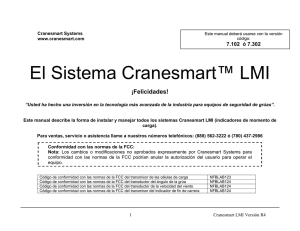 Manual LMI - Cranesmart Systems