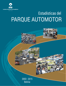 publicación «Estadísticas del Parque Automotor