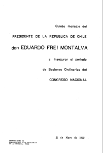 don EDUARDO FREI MONTALVA