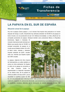 "La papaya en el sur de España" (PDF 802 KB.)