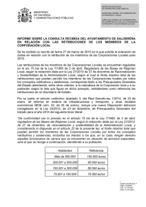 informe sobre la consulta recibida del ayuntamiento de salobreña