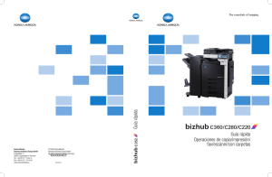 Operaciones de copia/impresión/ fax/escáner/con carpetas Guía