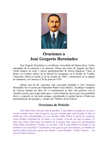 Oraciones a José Gregorio Hernández