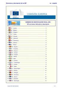 NÚMEROS DE IDENTIFICACIÓN FISCAL (NIF) NIF por temas