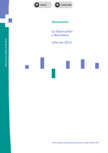 La Tuberculosi a Barcelona Informe 2012