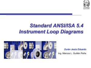 Standard ANSI/ISA 5.4 Instrument Loop Diagrams