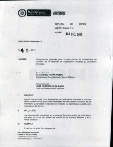 Directiva Permanente No. 41 04-12-2012