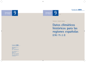Datos climáticos históricos para las regiones españolas (CRU TS 2.1)