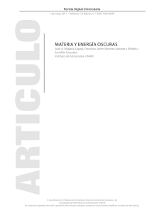 MATeRIA y eNeRGíA OSCURAS - Revista Digital Universitaria