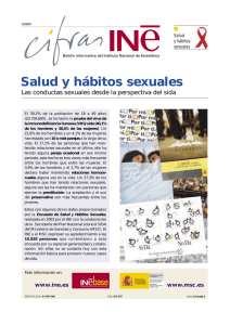 Salud y hábitos sexuales - Instituto Nacional de Estadística