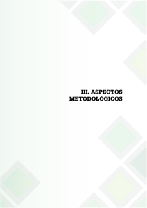 III. ASPECTOS METODOLÓGICOS