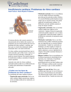 Insuficiencia cardíaca: Problemas de ritmo cardíaco
