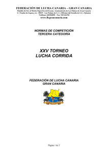 Normas de competición - Federación de Lucha Canaria de Gran