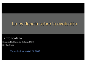 La evidencia sobre la evolución - Pedro Jordano