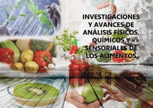 INVESTIGACIONES Y AVANCES DE ANÁLISIS FÍSICOS