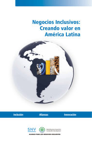 Negocios Inclusivos: Creando valor en América Latina