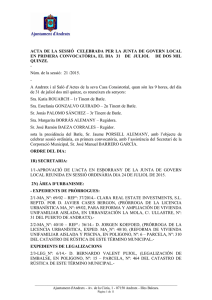 JGL 31/07/15 - Ajuntament d`Andratx