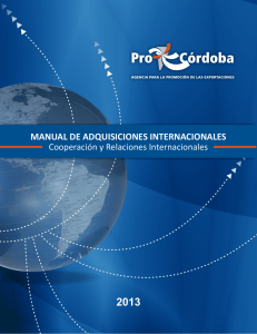 Manual de Adquisiciones Internacionales