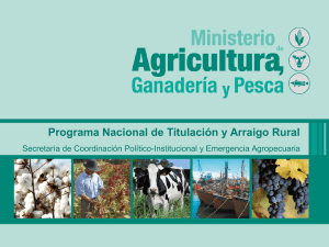 Programa Nacional de Titulación y Arraigo Rural