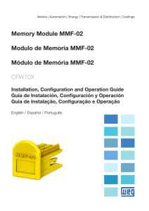 Memory Module MMF-02 Modulo de Memoria MMF-02