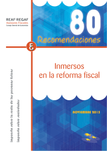 80 recomendaciones - Consejo General de Economistas