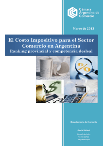 El Costo Impositivo para el Sector Comercio en Argentina