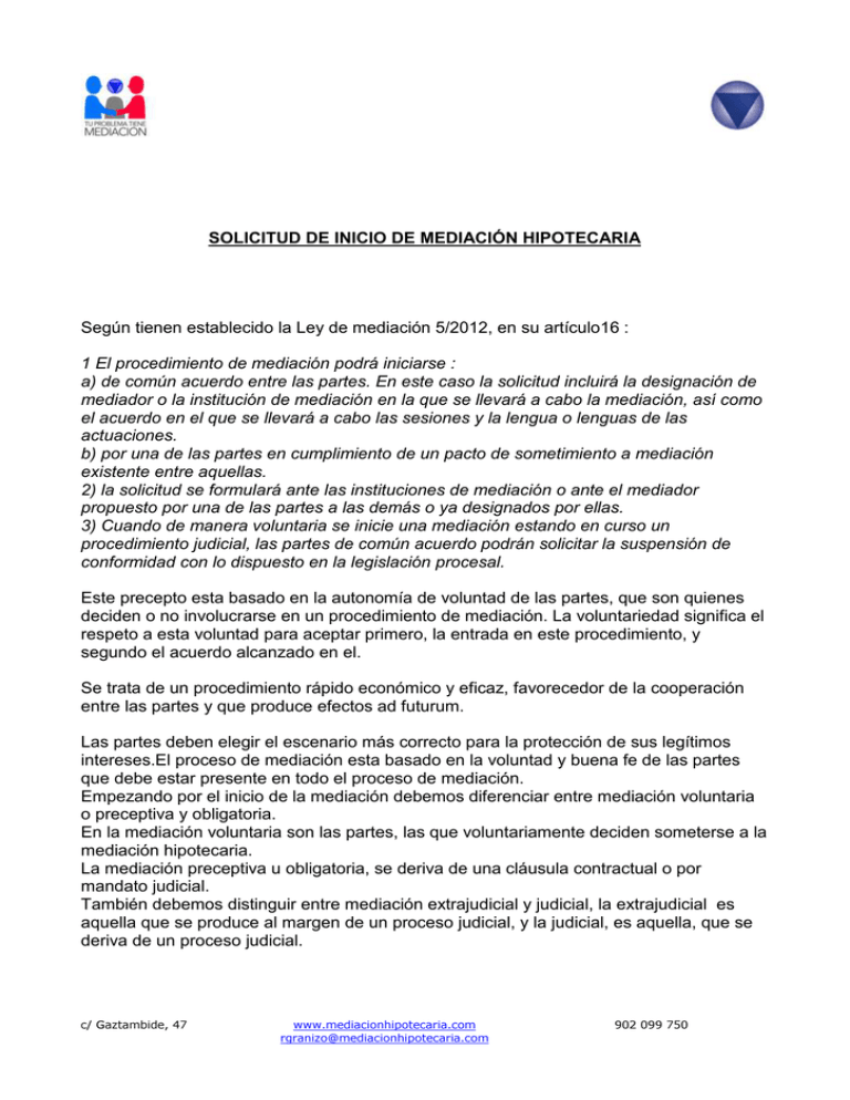 Documento Explicativo De La Mediaci N