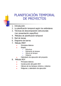 PLANIFICACIÓN TEMPORAL DE PROYECTOS