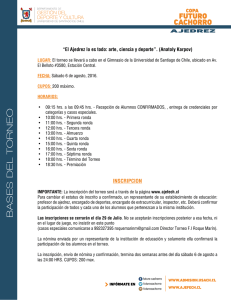 bases del torneo - Admisión Universidad de Santiago