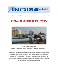 SISTEMAS DE MEDICIÓN DE GAS NATURAL
