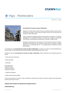 Vigo - Pontevedra - Excursiones para cruceros Crucero TOUR