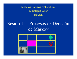 Sesión 15: Procesos de Decisión de Markov