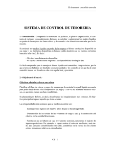 SISTEMA DE CONTROL DE TESORERIA