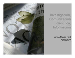 investigación, comunicación científica, información