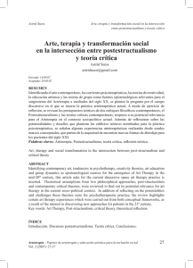 Arte, terapia y transformación social en la intersección entre