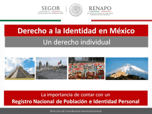 derecho a la identidad en México