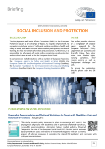 social inclusion and protection - European Parliament